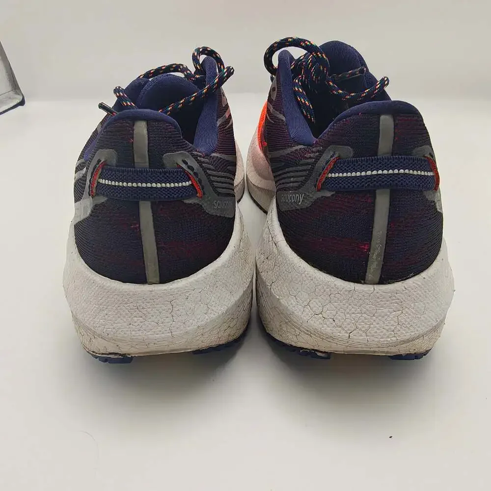 Saucony Triumph 20 Women's Running Shoes Size 7.5 Orange Navy S10759-65